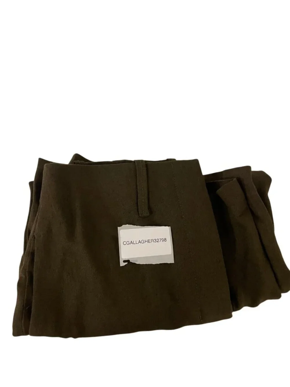 Zara ZW Womens Culotte Pants Long shorts XS Linen Chocolate Brown 8488/586 NWT